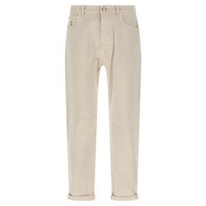 Brunello Cucinelli Garment-Dyed Comfort Cotton Denim Jeans - NWT